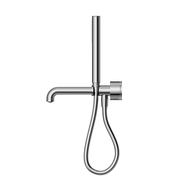 KARA PROGRESSIVE SHOWER SYSTEM SHOWER FAUCET SET SEPARATE PLATE WITH SPOUT 230/250MM CHROME (NR271903b230/250CH)