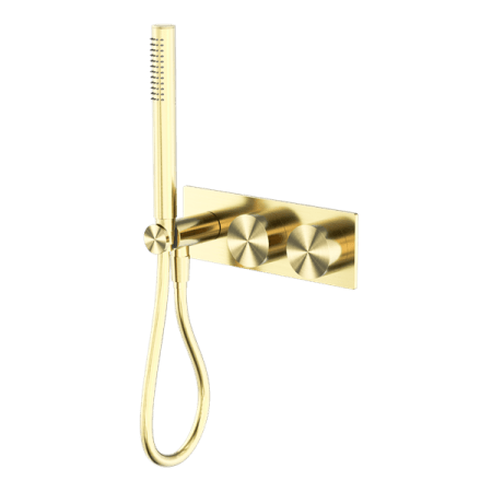 KARA PROGRESSIVE SHOWER SYSTEM SHOWER FAUCET SET WITH 2 HANDLES SHOWER TUB COMBO SET BRUSHED GOLD (NR271903cBG)