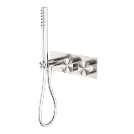 KARA PROGRESSIVE SHOWER SYSTEM SHOWER FAUCET SET WITH 2 HANDLES SHOWER TUB COMBO SET BRUSHED NICKEL (NR271903cBN)