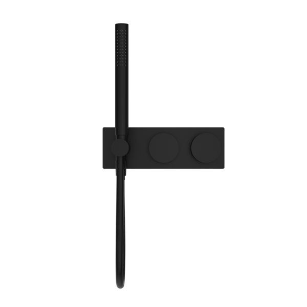 KARA PROGRESSIVE SHOWER SYSTEM SHOWER FAUCET SET WITH 2 HANDLES SHOWER TUB COMBO SET MATTE BLACK (NR271903cMB)