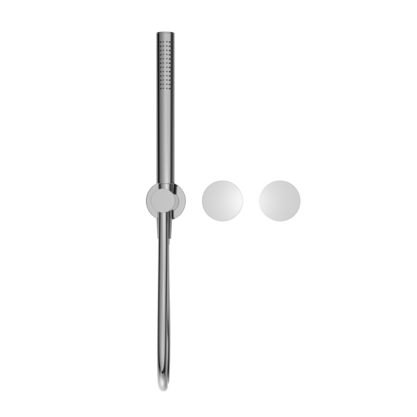 KARA PROGRESSIVE SHOWER SYSTEM SEPARATE PLATE SHOWER FAUCET SET WITH 2 HANDLES CHROME (NR271903dCH)