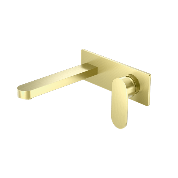 ECCO WALL BASIN/BATH MIXER BRUSHED GOLD (NR301310aBG)