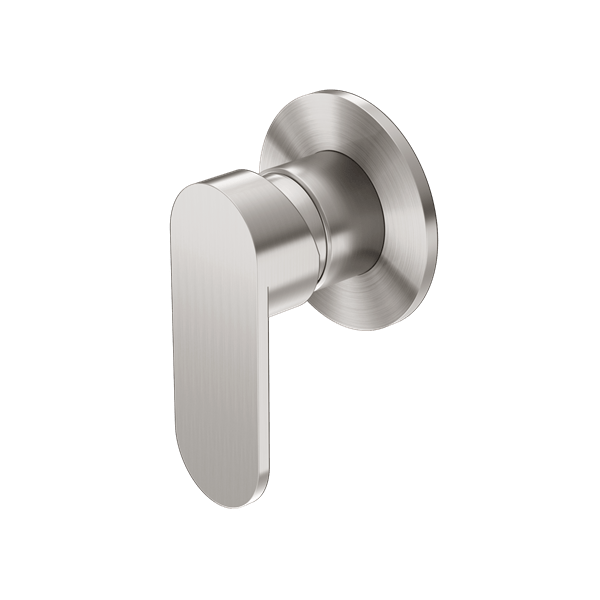 Ecco Shower Mixer Round Back Shower Valve Mixer Kit Round Back Plate BRUSHED NICKEL (NR301311dBN)