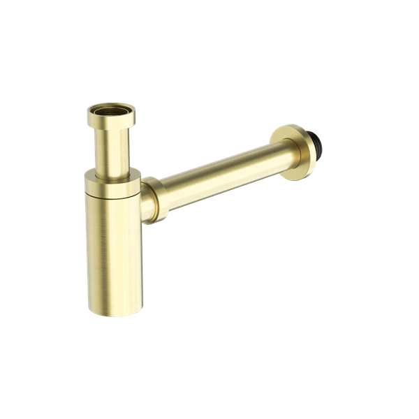 40MM ROUND BOTTLE TRAP WASTE TRAP DRAIN TUBE BOTTLE TRAP DRAIN KIT BRUSHED GOLD (NRA186WBG)