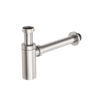 40MM ROUND BOTTLE TRAP WASTE TRAP DRAIN TUBE BOTTLE TRAP DRAIN KIT BRUSHED NICKEL (NRA186WBN)
