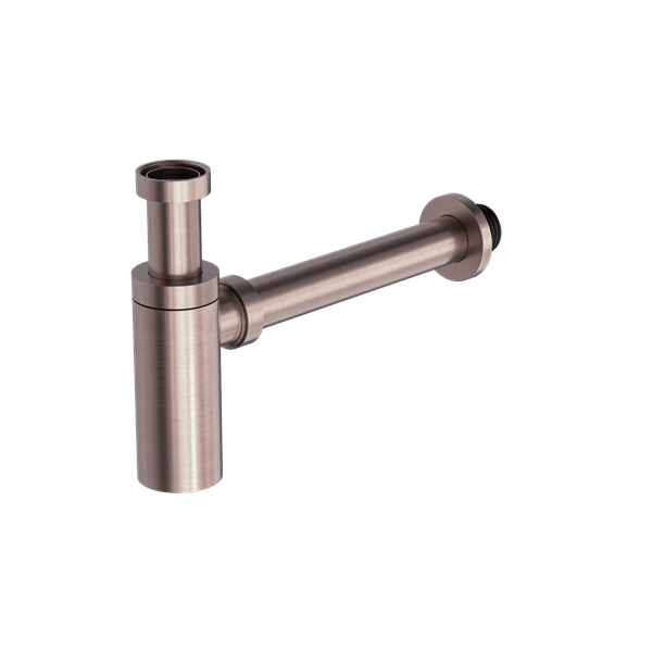 40MM ROUND BOTTLE TRAP WASTE TRAP DRAIN TUBE BOTTLE TRAP DRAIN KIT BRUSHED BRONZE (NRA186WBZ)