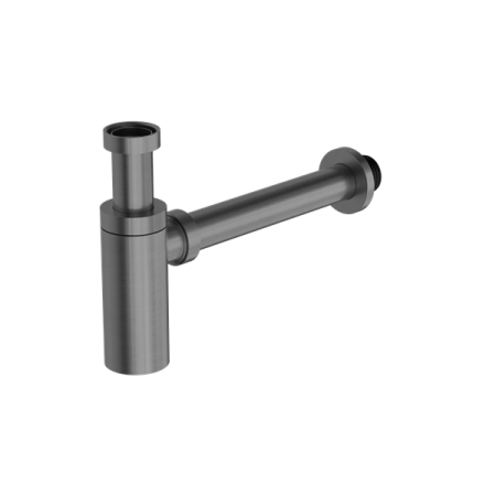 40MM ROUND BOTTLE TRAP WASTE TRAP DRAIN TUBE BOTTLE TRAP DRAIN KIT GUN METAL (NRA186WGM)