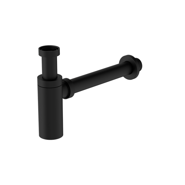 40MM ROUND BOTTLE TRAP WASTE TRAP DRAIN TUBE BOTTLE TRAP DRAIN KIT MATTE BLACK (NRA186WMB)