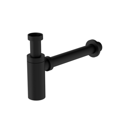40MM ROUND BOTTLE TRAP WASTE TRAP DRAIN TUBE BOTTLE TRAP DRAIN KIT MATTE BLACK (NRA186WMB)