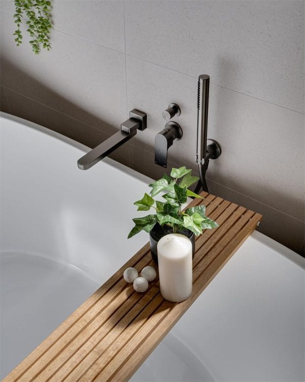 BIANCA BATHROOM BATHTUB BASIN SINK FAUCET SWIVEL BATH SPOUT GUN METAL (NR207GM)