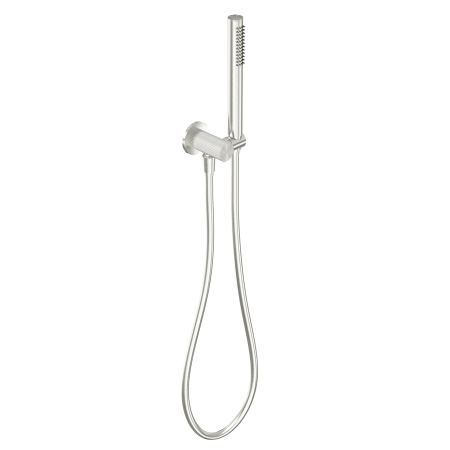 SAN ROMEDIO SHOWER BRACKET HANDHELD SHOWER HAND HOLDER SHOWER HEAD BRUSHED NICKEL (NR212305BN)