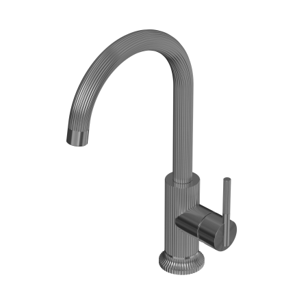 SAN ROMEDIO KITCHEN MIXER TAP KITCHEN FAUCETS 360 DEGREE ROTATABLE GUN METAL GREY (NR212307GM)