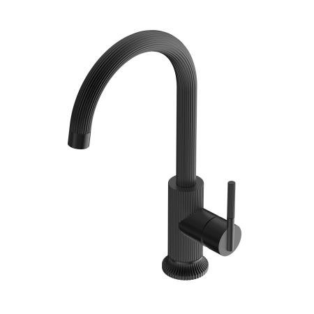 SAN ROMEDIO KITCHEN MIXER TAP KITCHEN FAUCETS 360 DEGREE ROTATABLE MATTE BLACK (NR212307MB)