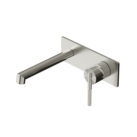 SAN ROMEDIO WALL BASIN/BATH MIXER BATHROOM SINK FAUCETS BRUSHED NICKEL (NR212307aBN)