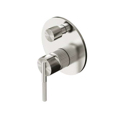 SAN ROMEDIO SHOWER MIXER WITH DIVERTER 2 FUNCTION VALVE ROUGH-IN SHOWER VALVES KIT REPLACEMENT BRUSHED NICKEL (NR212309aBN)