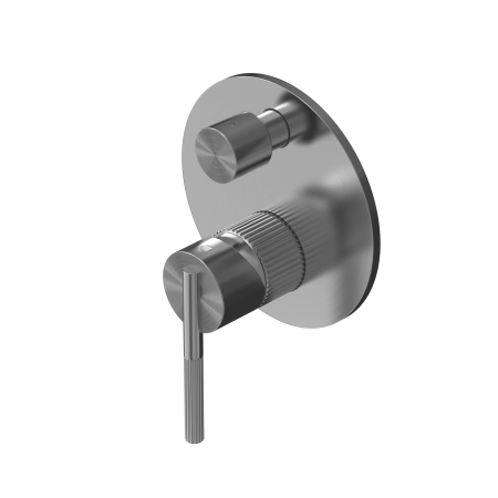 SAN ROMEDIO SHOWER MIXER WITH DIVERTER 2 FUNCTION VALVE ROUGH-IN SHOWER VALVES KIT REPLACEMENT GUN METAL GREY (NR212309aGM)