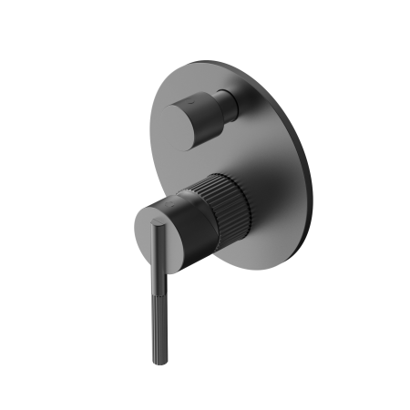 SAN ROMEDIO SHOWER MIXER WITH DIVERTER 2 FUNCTION VALVE ROUGH-IN SHOWER VALVES KIT REPLACEMENT MATTE BLACK (NR212309aMB)
