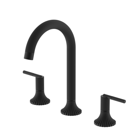 SAN ROMEDIO BASIN TAP SETS BASIN FUCET BATHROOM VESSEL FAUCET BRASS MATTE BLACK (NR262301bMB)