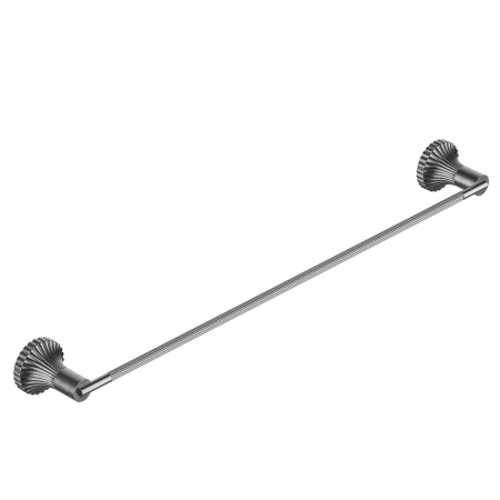 SAN ROMEDIO SINGLE TOWEL RAIL TOWEL HOLDER HANGER TOWEL RACK 600MM SINGLE TOWEL RAIL 600MM GUN METAL GREY (NR2824GM)