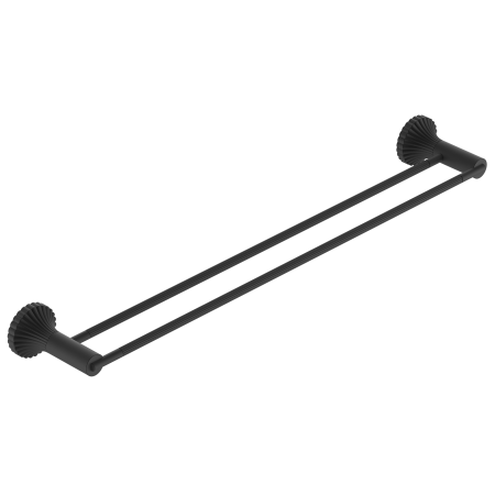 SAN ROMEDIO DOUBLE TOWEL RAIL TOWEL HOLDER HANGER TOWEL RACK 600MM MATTE BLACK ( NR2824dMB )