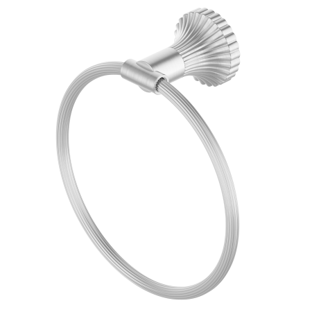 SAN ROMEDIO BATH HAND TOWEL RING TOWEL HOLDER BRUSHED NICKEL ( NR2880BN )