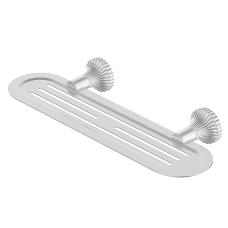 SAN ROMEDIO METAL SHOWER SHELF BATHROOM SHELVES WALL MOUNT  BRUSHED NICKEL (NR2887aBN)