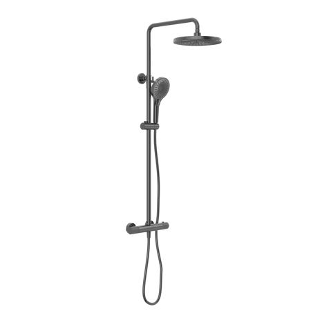OPAL SHOWER SYSTEM SHOWER SET WITH AIR SHOWER SHOWER FAUCET GRAPHITE (NR251905kGR)