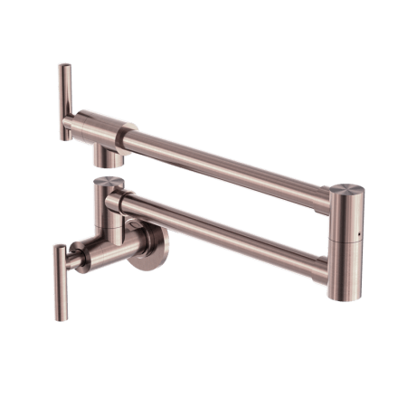 ZEN 316L STAINLESS STEEL WALL MOUNT STOVE FAUCET LEAD-FREE POT FILLER BRUSHED BRONZE (NR162203BZ)