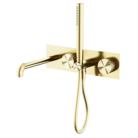 OPAL PROGRESSIVE SHOWER SYSTEM WITH SPOUT SHOWER FAUCET 250MM BRUSHED GOLD (NR252003a250BG)
