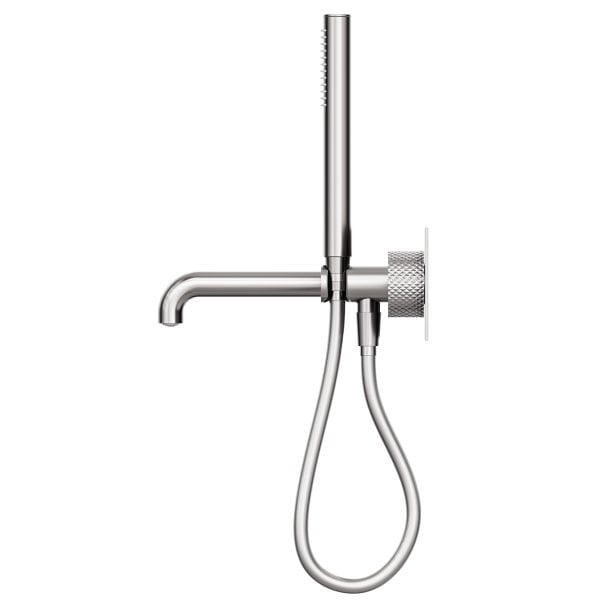 OPAL PROGRESSIVE SHOWER SYSTEM WITH SPOUT SHOWER FAUCET SHOWER SET 230MM BRUSHED NICKEL (NR252003a230BN)