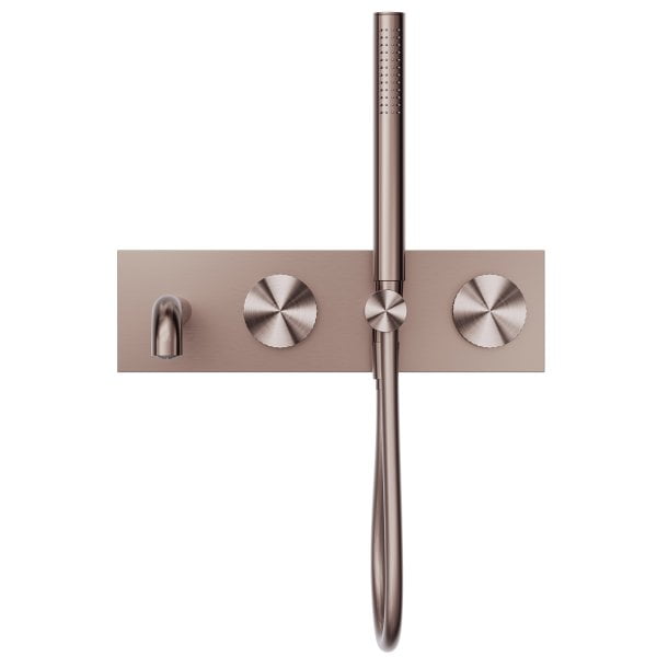 OPAL PROGRESSIVE SHOWER SYSTEM WITH SPOUT SHOWER FAUCET 250MM BRUSHED BRONZE (NR252003a250BZ)