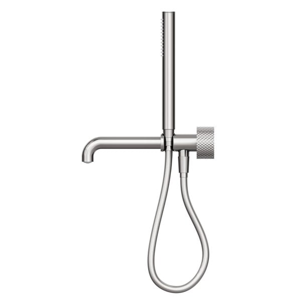 OPAL PROGRESSIVE SHOWER SYSTEM SEPARATE PLATE WITH SPOUT SHOWER FAUCET 230MM BRUSHED NICKEL (NR252003B230BN)