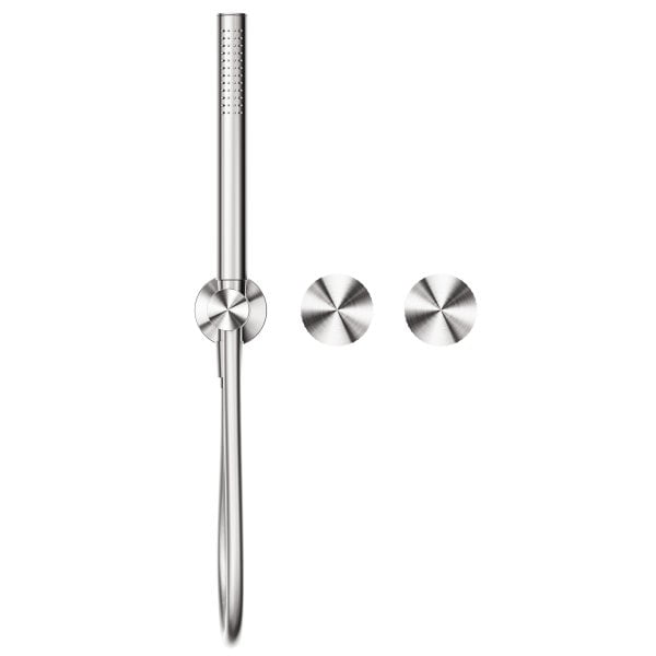 OPAL PROGRESSIVE SHOWER SYSTEM SEPARATE PLATE WITH 2 HANDLES SHOWER HANDHELD BRUSHED NICKEL (NR252003dBN)