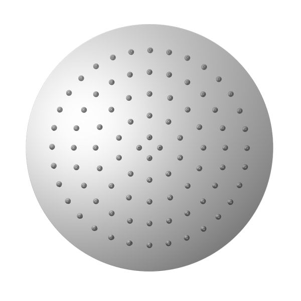 250MM ROUND STAINLESS STEEL ROUND RAINFALL SHOWER HEAD ULTRA THIN DESIGN CHROME (NR507036CH)