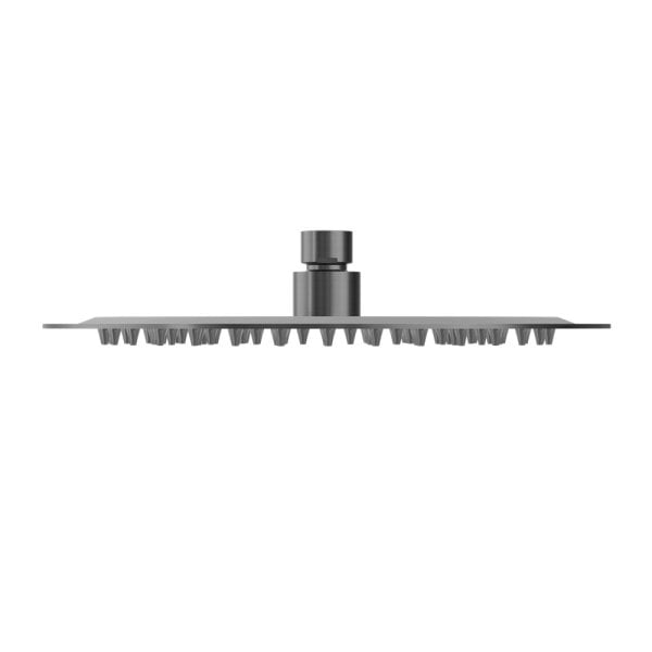 250MM ROUND STAINLESS STEEL ROUND RAINFALL SHOWER HEAD ULTRA THIN DESIGN GUN METAL (NR507036GM)