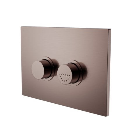 RAISED DISABLED CARE PNEUMATIC FLUSH BUTTONS PLATE DDA COMPLAINT BRUSHED BRONZE (NRCRPL002BZ)