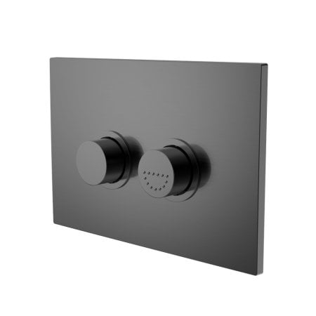 RAISED DISABLED CARE PNEUMATIC FLUSH BUTTONS PLATE DDA COMPLAINT GUN METAL (NRCRPL002GM)