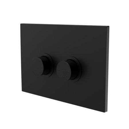 RAISED DISABLED CARE PNEUMATIC FLUSH BUTTONS PLATE DDA COMPLAINT MATTE BLACK (NRCRPL002MB)