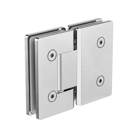 180 DEGREE GLASS TO GLASS SHOWER HINGE HARDWARE REPLACEMENT PART 10MM GLASS CHROME (NRSH102ACH)