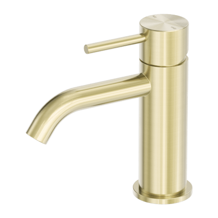 ZEN SS316L BASIN MIXER SINK FAUCETS BATHROOM SINGLE HANDLE BASIN MIXER TAP BRUSHED GOLD (NR162201BG)