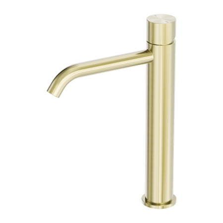 ZEN SS316L TALL BASIN MIXER HANDLESS ONE HOLE SINK FAUCETS BRUSHED GOLD (NR162201cBG)