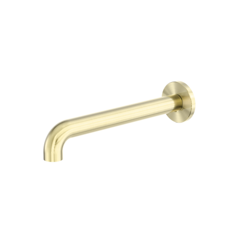ZEN SS316L ROUND BASIN/BATH SPOUT TUB SPOUT BATHROOM FOLDING SPOUT BATHTUB FAUCET ONLY 185/230MM BRUSHED GOLD