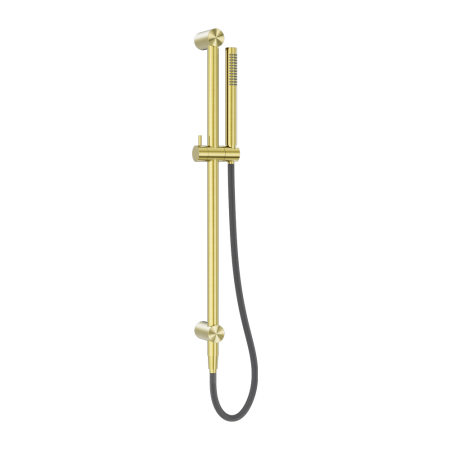 ZEN SS316L SHOWER RAIL WITH OUTDOOR SHOWER HOSE SHOWER RAIL SET BRUSHED GOLD (NR162205B01BG)