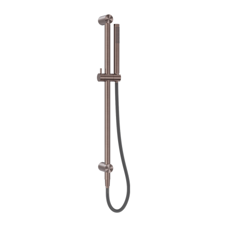 ZEN SS316L SHOWER RAIL WITH OUTDOOR SHOWER HOSE SHOWER RAIL SET BRUSHED BRONZE (NR162205B01BZ)