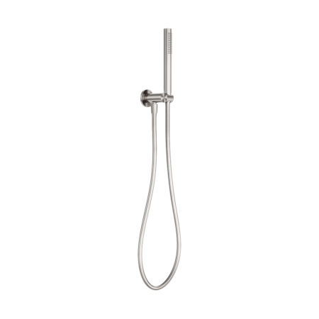 ZEN SS316L SHOWER ON BRACKET WITH SHOWER HOSE ADJUSTABLE ANGLE BRACKET BRUSHED NICKEL (NR162205D02BN)