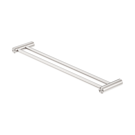 ZEN SS316L DOUBLE TOWEL RAIL TOWEL RAIL TOWEL RACKS WALL MOUNTED BATH TOWEL BARS 600/800MM BRUSHED NICKEL