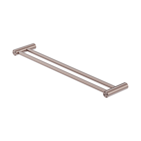 ZEN SS316L DOUBLE TOWEL RAIL TOWEL RAIL TOWEL RACKS WALL MOUNTED BATH TOWEL BARS 600/800MM BRUSHED BRONZE
