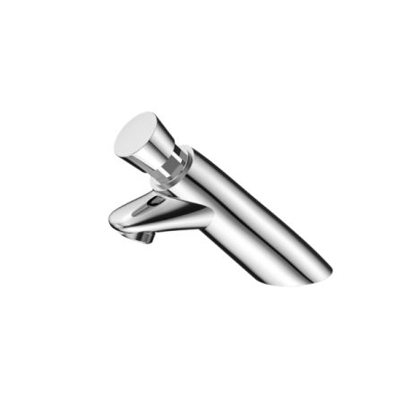 SS316 LEAD FREE TIMEFLOW PUSH BUTTON PILLAR TAP TIME DELAY FAUCET CHROME (NR202302CH)