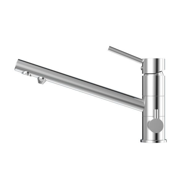 DOLCE THREE-WAY KITCHEN MIXER KITCHEN SINK FAUCET WITH 2 HANDLE 3 IN 1 WATER FILTER PURIFIER CHROME (NR250807gCH)