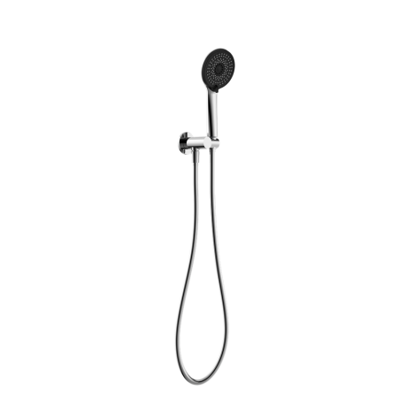 PROJECT ROUND SHOWER ON BRACKET HANDHELD SHOWER HEAD CHROME (NR320CH)